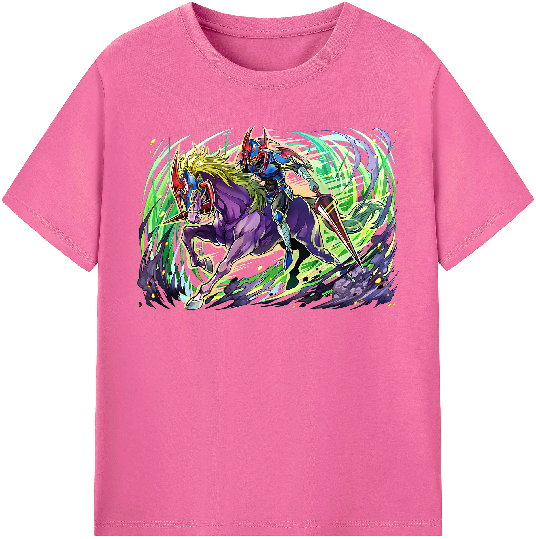 （画像用） 遊☆戯☆王 Yu-Gi-Oh! レディースカジュアルプリントTシャツ（綿100％）